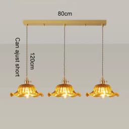 LED Vintage Glass Pendant Light Green Hanging Lamps Living Room Decor Luminaire Hall Bedroom Dining Room Indoor Fixture Lustre