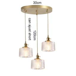 LED Vintage Glass Pendant Light Green Hanging Lamps Living Room Decor Luminaire Hall Bedroom Dining Room Indoor Fixture Lustre