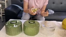 LED Vintage Glass Pendant Light Green Hanging Lamps Living Room Decor Luminaire Hall Bedroom Dining Room Indoor Fixture Lustre