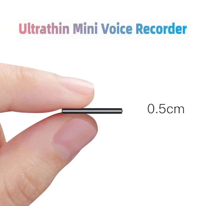 4-64GB Tiny Digtal Voice Recorder Espia Mini Sound Portable Voice Activated Dictaphone Noise Reduce Recording MP3 Player