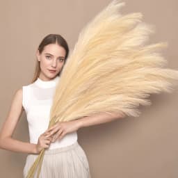 1/3/5pcs Fluffy Artificial Pampas Grass 97cm Boho Decor Flowers Bedroom Decor for Floor Vase Filler Farmhouse Home Wedding Decor