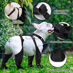 Anti-Slip Dog Shoes Pet Paw Dog Rain Booties Dirty-proof Anti-fall Dog Outdoor Suspender Sock Shoes Winter Waterproof Dog Boots