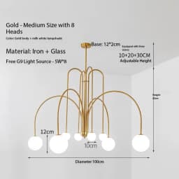 Nordic Minimalist Pendant Light for Living Room Restaurant  Dining Room Lamp Cafe Clothing Store Art Black Gold Red Chandelier