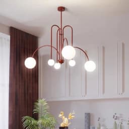Nordic Minimalist Pendant Light for Living Room Restaurant  Dining Room Lamp Cafe Clothing Store Art Black Gold Red Chandelier