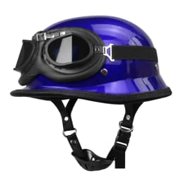 Motorcycle Half Helmet Vintage German Style Pilot Motobike Helmets Open Face Retro Motocross Helmet Motorcycle Accessories Dot