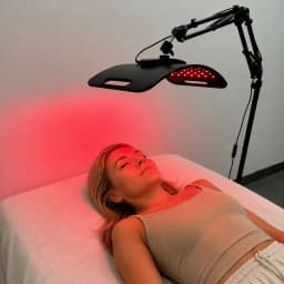 Infrared Light Lamps with Stand 660nm Red Light & 850nm Near Infrared Lamp Device for Beauty at Home