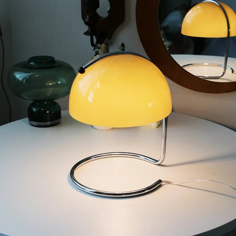 Bauhaus Mushroom Modern Table Lamp for Bedroom Bedside Living Room Nordic LED Creative Desk Lamps Fireless Aromatherapy Lamp