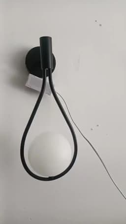 Nordic Minimalist LED Wall Lamp Bathroom Bedside Glass Ball Vintage Wall Lights Artistic Indoor Lighting For Staircase Aisle