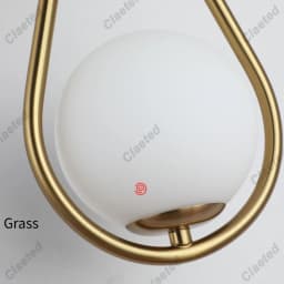 Nordic Minimalist LED Wall Lamp Bathroom Bedside Glass Ball Vintage Wall Lights Artistic Indoor Lighting For Staircase Aisle