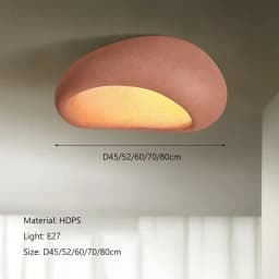 Japanese Wabi Sabi Style Ceiling Light for Bedrooms Living Rooms Study Rooms Simple Modern Cream Style Lighting Fixtures