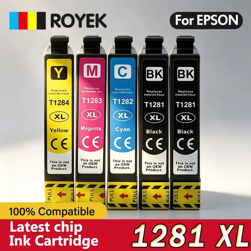 T1281 XL For Epson T1282 T1283 T1284 Compatible Ink Cartridge For EPSON S22 SX125 SX130 SX235W SX420W SX440W SX430W Printer