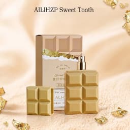 Sweet Chocolate Unisex Perfume 75ml Sweet Fragrance Long-lasting Scent Body Spray Creative Design Must-have For Daily Commutes