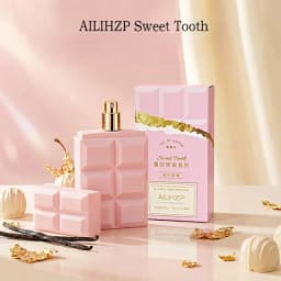 Sweet Chocolate Unisex Perfume 75ml Sweet Fragrance Long-lasting Scent Body Spray Creative Design Must-have For Daily Commutes