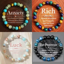 Personality Trendy Tiger's Eye Stone Amethyst Turquoise Natural Colorful Stone Beaded Bracelet for Women Men Amulet Jewelry Gift