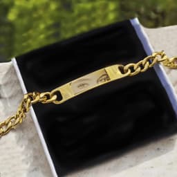 Custom Engraved Stainless Steel Women Men's Bracelet with Realistic Eye Design -Funky Personalized Photo Couple's Jewelry