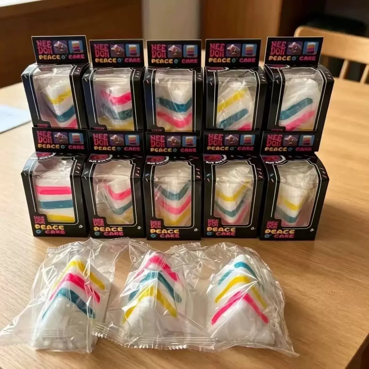 2026 Hot NeeDoh Peace Cake Squeeze Pinch Music Sensory Squeeze Stress Relief Office Stress Relief adult 