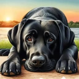 EverShine 5D Diamond Painting Dog Cartoon Mosaic Animal Lake River Full Drill Embroidery Puppy DIY Crafts Kit Adult Room Decor