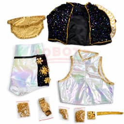 Dress Suit ForTeen, Xmas Birthday Carnival Roleplay Outfit, Fancy Disguise Costume For Halloween Masquerade Theme Party, In Stoc