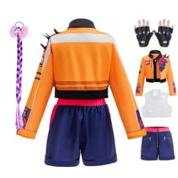 Girl 3D Print 3Pcs Role Play Dress up Popular Korean Music Performance Clothing Dance Costume Idol Singer Cosplay Team Uniform
