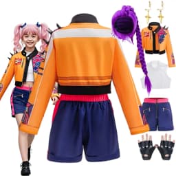 Girl 3D Print 3Pcs Role Play Dress up Popular Korean Music Performance Clothing Dance Costume Idol Singer Cosplay Team Uniform