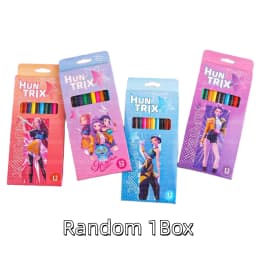 Anime Girls Lumi Mila Zoi Witch Hunter Pencils 2B HB Colors Pencils Cute Cartoon Student Stationery Set for Daily Learning Gifts