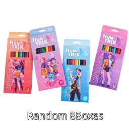 Anime Girls Lumi Mila Zoi Witch Hunter Pencils 2B HB Colors Pencils Cute Cartoon Student Stationery Set for Daily Learning Gifts