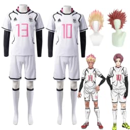 Anime Shidou Cosplay Costumes Japan U20 Sae Football Jersey Shidou Ryuusei Wigs Itoshi Sae Halloween Costume Set