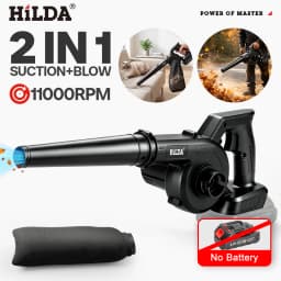 HILDA 21V Wireless Air Blower Vacuum 2-in-1 Wash Blow Dual Function Portable Electric Dust Blower Cleaner For Dust Removal