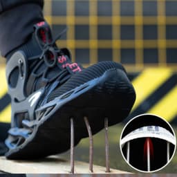 2026 Male Work Boots Indestructible Safety Shoes Men Steel Toe Shoes Puncture-Proof Work Sneakers Male Shoes Adult Work Shoes