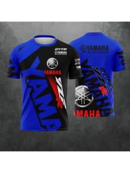 Autumn Hot YAMAHA Men Women Motorcycle Riding Suit Loose Breathable Quick Drying Off-Road Racing Suit Long Sleeved Sports Tee