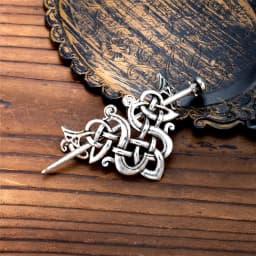 Retro Norse Runes Viking Celtic Knot Hair Clips & Barrettes Minimalist Witch Slide Stick Hairpin Accessories Women Pagan Jewelry