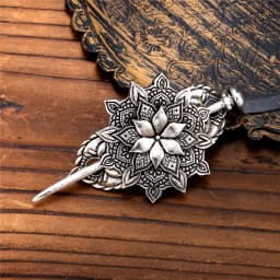 Retro Norse Runes Viking Celtic Knot Hair Clips & Barrettes Minimalist Witch Slide Stick Hairpin Accessories Women Pagan Jewelry