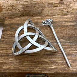 Retro Norse Runes Viking Celtic Knot Hair Clips & Barrettes Minimalist Witch Slide Stick Hairpin Accessories Women Pagan Jewelry