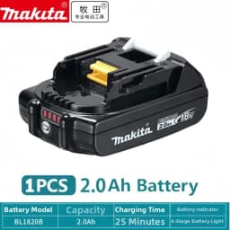100% Genuine Makita 6Ah for Makita 18V Battery BL1860B BL1840 BL1830B BL1850B BL1850 BL1860 BL1815 Replacement Lithium Battery