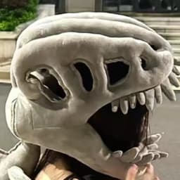 80/118CM Dinosaur Skeleton Costume Set Dress up Clothing Plush Toys Party Cosplay Toy Kid Adult Dress-Up Creative Funy Gift