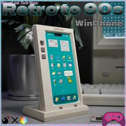 Retro phone case 3D printing Retro Win95 theme CRT monitor cool fun original for iPhone WinPhone Gifts