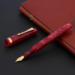 Luxury Acrylic Fountain Pen With Golden Green Calligraphy F Nib School Ink Color Office Writing Supplies