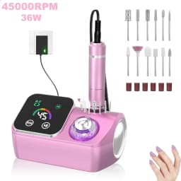 45000RPM Professional Electric Nail Drill Machine With LED Display Low Noise  Nail Sander For Home Manicure Salon Use