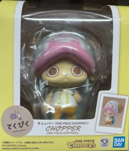 Bandai Genuine ONE PIECE Anime Figure Tekupiku Tony Tony Chopper Q Version Action Figure Toys for Kids Gift Collectible Model