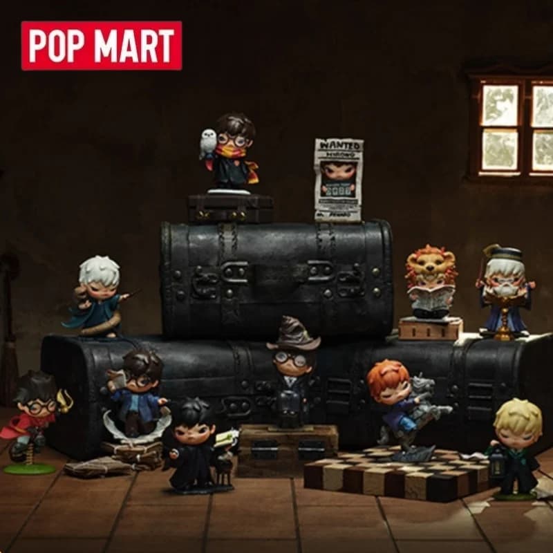 POP MART Hirono Harry Potter Series Blind Box Mystery Box Guess Bag Toys Doll Cute Anime Figure Desktop Ornaments Collection