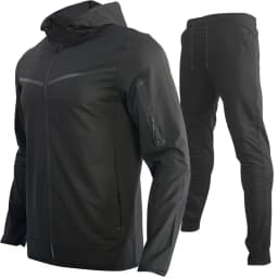 Luxury Brand Men Tracksuits 2-piece Set Black Sports Suit Tracksuits Jogging Men's Clothing Sweatpants Zip Sweatshirts Techwear