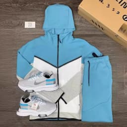 Luxury Brand Men Tracksuits 2-piece Set Black Sports Suit Tracksuits Jogging Men's Clothing Sweatpants Zip Sweatshirts Techwear