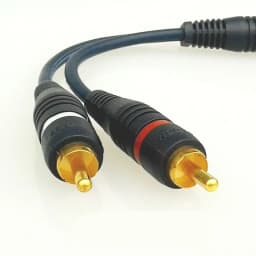 2 RCA Male to 1 RCA Female OFC Audio Splitter Cable Audio Converter Adapter Distributor Cord Wire Line For Car Audio