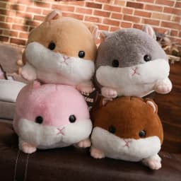 Cute Stuffed Animals Pillow Birthday Gifts Home Decor 90cm Cartoon Winter Hand Warm Hamster Plush Toy