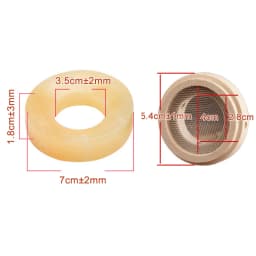 Moxibustion Massage Holder Insulation Navel Moxibustion Moxa Jade Pad Ginger-partitioned Moxibustion Base Backflow Smoke