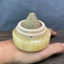 Moxibustion Massage Holder Insulation Navel Moxibustion Moxa Jade Pad Ginger-partitioned Moxibustion Base Backflow Smoke