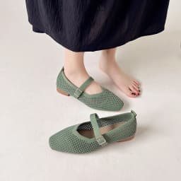 Women Leisure Flats Breathable Mesh Spring Summer Flat Shoes For Female Daily Walking Shoes Square Toe Ladies Fashion Footwear