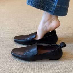 New Arrival Spring Autumn Shoes Women Loafers Flat Genuine Leather Shoes Fashion Ladies Brand Shoes Black Brown DX723