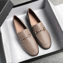 Hot Selling Women Shoes Ladies Flat Shoes Fashion Vintage British Leather Shoe Oxford Loafer Size 44 Comfy Casual Leather Flat