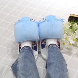 New Century Evangelion Cotton Slippers Anime Couple Plush Home Shoe Cute Women Man Winter Keep Warm Cotton Shoes Festival Gifts